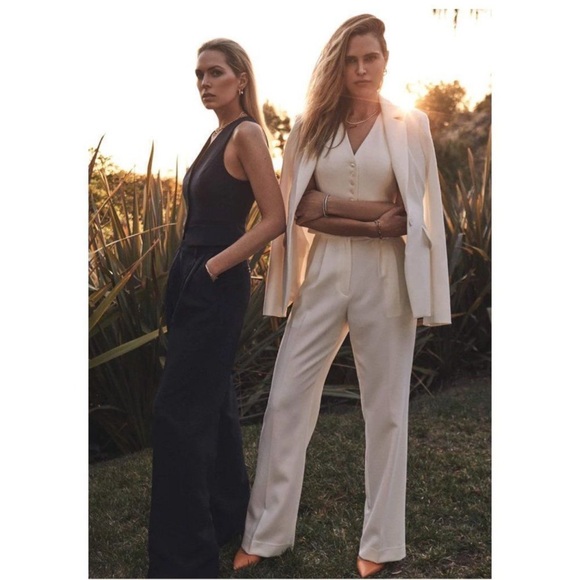 FAVORITE DAUGHTER The Favorite Blazer Suiting Jacket Ivory S - Picture 8 of 14